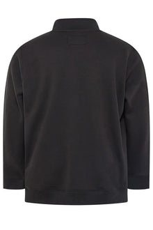 BadRhino Big & Tall Black Half Zip Sweatshirt 6