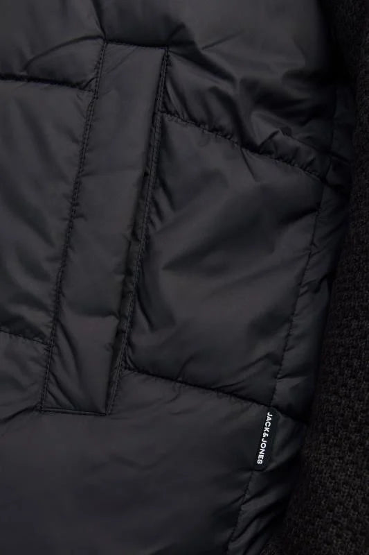 JACK & JONES Big & Tall Black Puffer Gilet 1